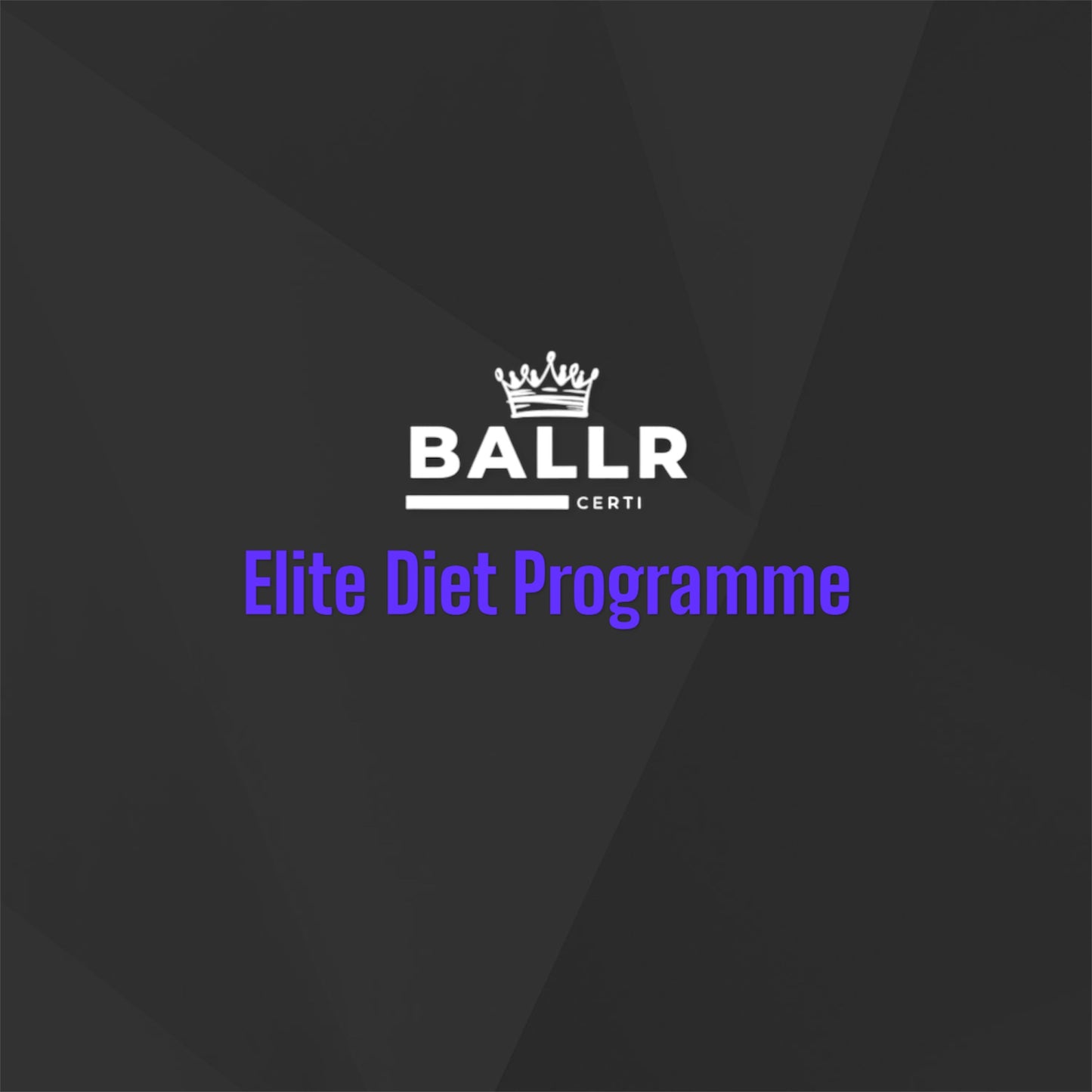 Diet Programme