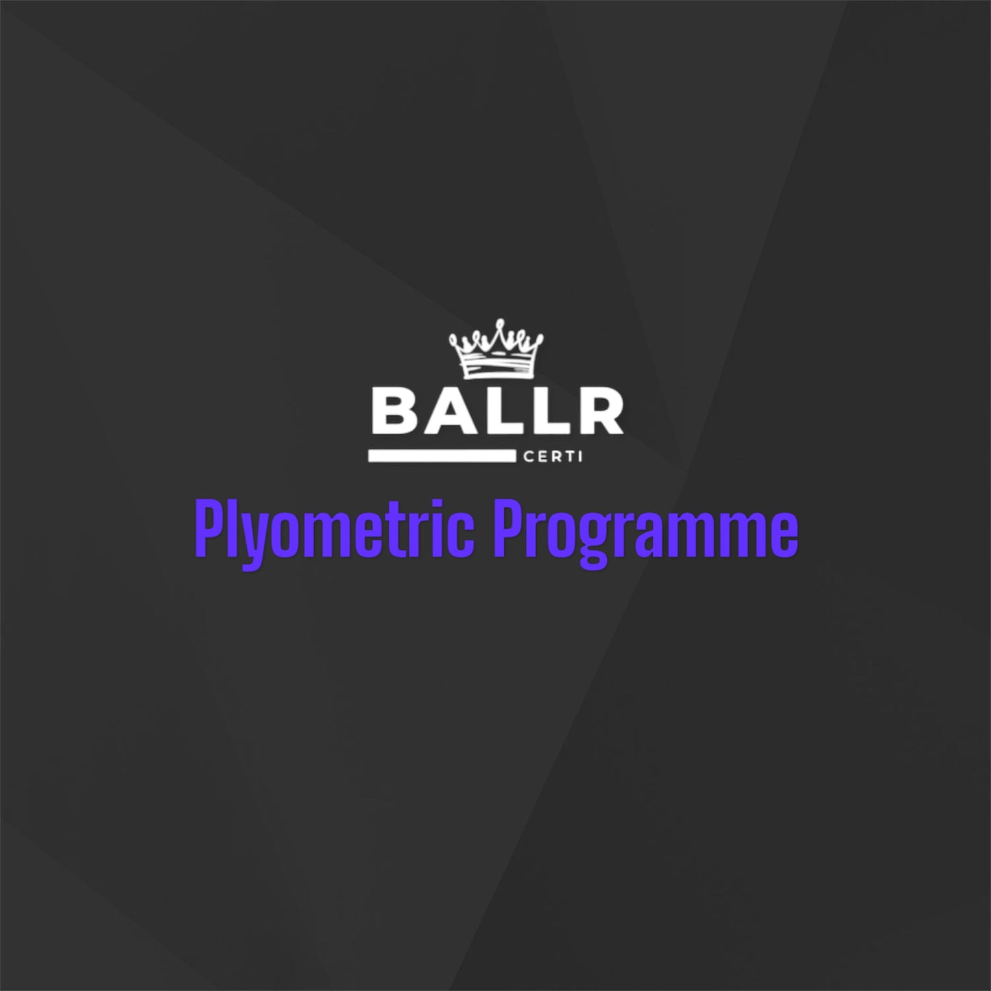 Plyometrics Programme